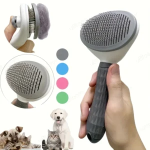Pet Hair Removal Comb for Effortless Grooming of Dogs and Cats