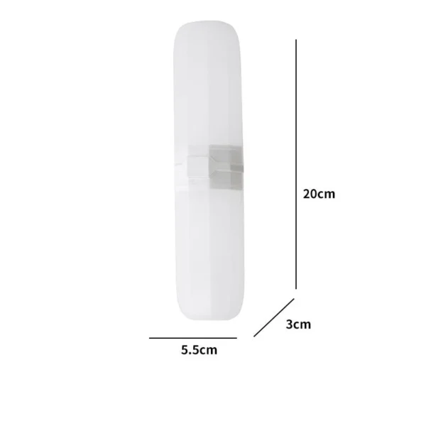 Travel Toothbrush Case - Portable Toothbrush & Toothpaste Holder