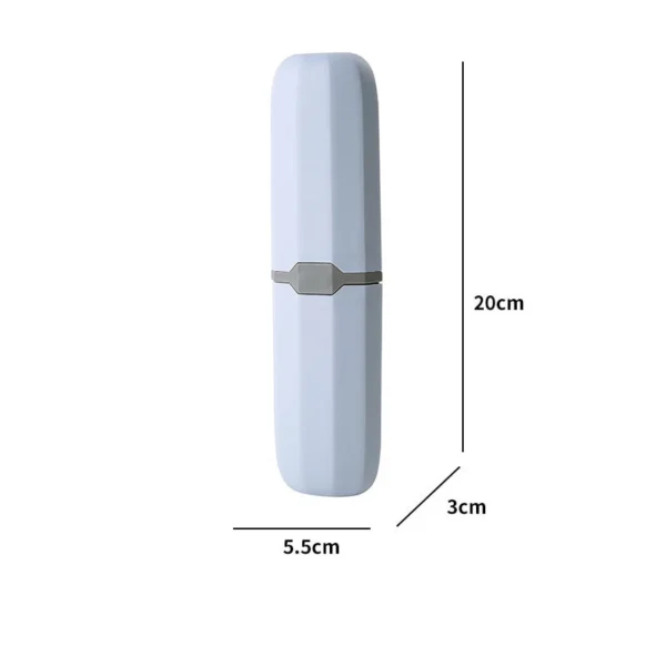 Travel Toothbrush Case - Portable Toothbrush & Toothpaste Holder