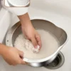Stainless Steel Rice Washing Bowl – Multi-Purpose Kitchen Colander