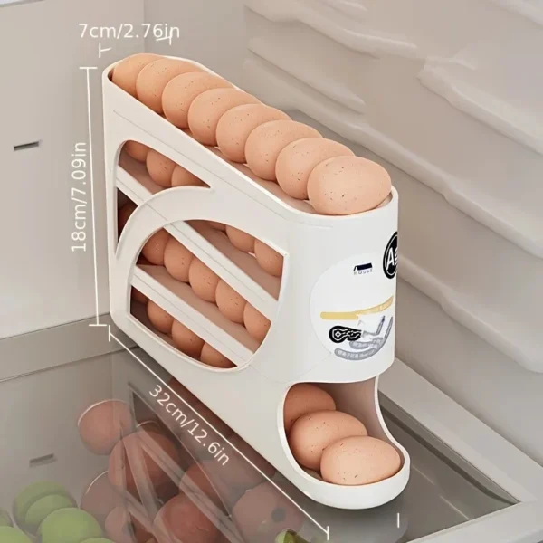 S46474b221662477aa0c8499882d82e52P.webp 3-Tier Rolling Egg Holder โ Smart & Space-Saving Egg Storage Rack