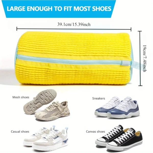 Durable Shoe Washing Bag – Protective Laundry Bag for All Shoe Types