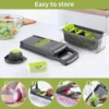 Multifunctional Vegetable Chopper & Slicer