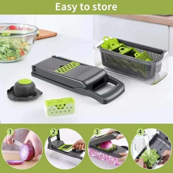 Multifunctional Vegetable Chopper & Slicer