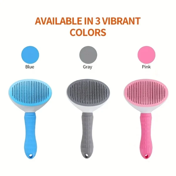 Pet Hair Removal Comb for Effortless Grooming of Dogs and Cats