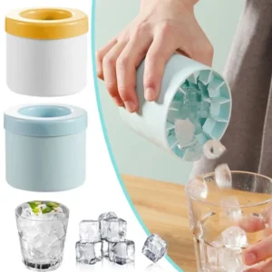 Silicone Ice Cube Mold Round Ice Bucket Summer-Freeze Ice Maker