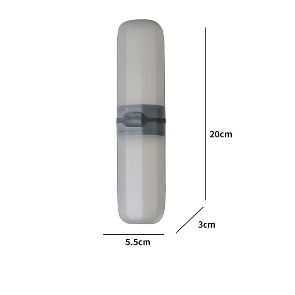 Travel Toothbrush Case - Portable Toothbrush & Toothpaste Holder