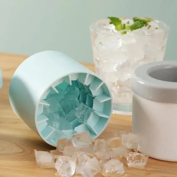 Sb432f94683c44c1092fe55668ac1e83eS.webp Silicone Ice Cube Mold Round Ice Bucket Summer-Freeze Ice Maker