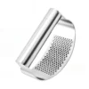 Stainless Steel Garlic Press – Easy Kitchen Crusher