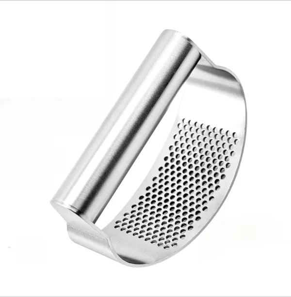 Stainless Steel Garlic Press – Easy Kitchen Crusher