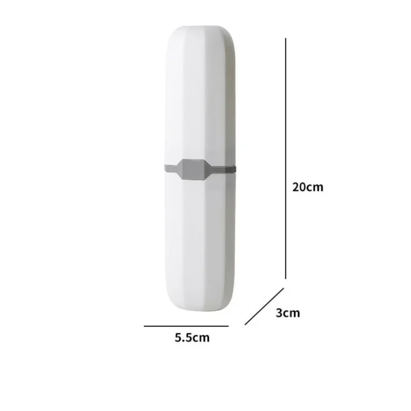 Travel Toothbrush Case - Portable Toothbrush & Toothpaste Holder