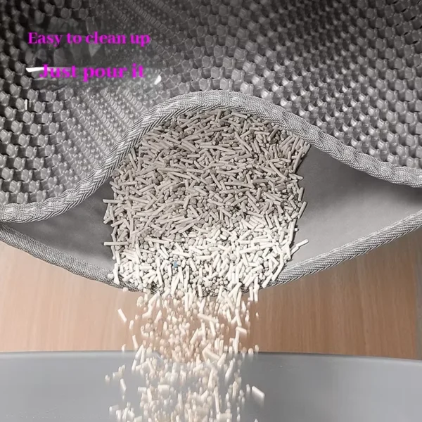 Large Cat Litter Mat – Easy Clean Double-Layer Litter Catcher