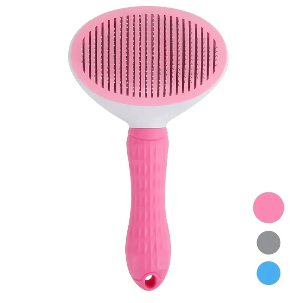 Pet Hair Removal Comb for Effortless Grooming of Dogs and Cats