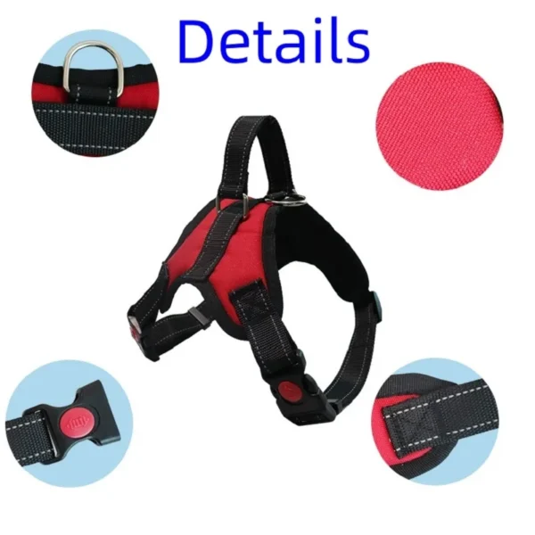 Adjustable Dog Harness – Comfortable Strong Vest for Small to Large Dogs