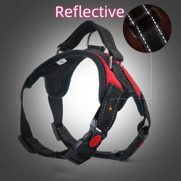 Adjustable Dog Harness – Comfortable Strong Vest for Small to Large Dogs